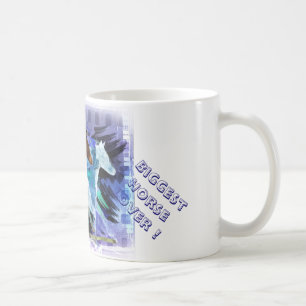 GROOTSTE HORSE LOVER PINTO HORSE RUNNING KOFFIEMOK