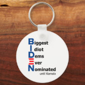 Grootste idioot ooit genomineerd tot Kamala Sleutelhanger (Voorkant)