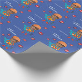 Grootste Kind superheld Geweldige komische verjaar Cadeaupapier (Hoek)