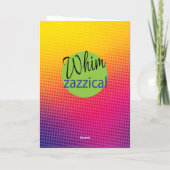 Grootste Kind superheld Geweldige komische verjaar Kaart (Achterkant)