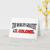 Grootste Lt. Kolonel van de Wereld Kaart (Gele Bloem)