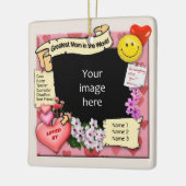 Grootste mam (aanpasbaar) Ornament voor keramische (Links)