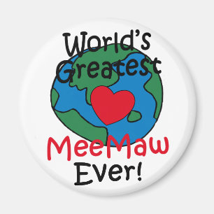 Grootste MeeMaw Hart ter Wereld Magneet