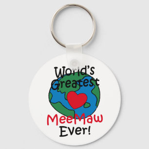 Grootste MeeMaw Hart ter Wereld Sleutelhanger