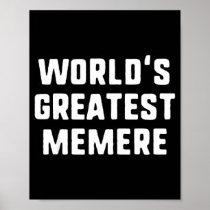 Grootste Memere Grappige Familie Ter Wereld Poster