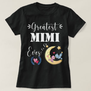 Grootste Mimi ooit plus Grootte Granny Ik hou van  T-shirt