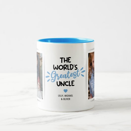 Grootste Mok van de Photo Two-Tone Coffee van oom  (Center)