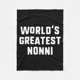 Grootste nonni grappige familie ter wereld fleece deken