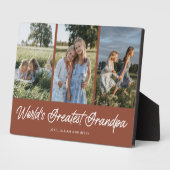 Grootste opa Rust 3 fotoplaque ter wereld Fotoplaat (Zijkant)