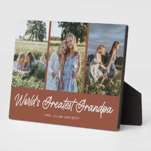 Grootste opa Rust 3 fotoplaque ter wereld Fotoplaat