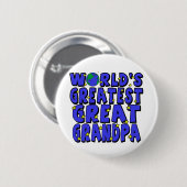 Grootste opa ter wereld ronde button 5,7 cm (Voorkant /achterkant)