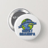 Grootste opa ter wereld ronde button 5,7 cm (Voorkant /achterkant)