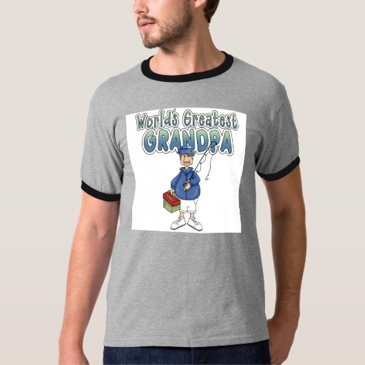 Grootste opa ter wereld t-shirt (Voorkant)