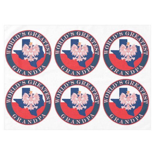 Grootste opa ter wereld tafelkleed (Voorkant (Horizontaal))