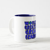 Grootste opa ter wereld tweekleurige koffiemok (Voorkant links)