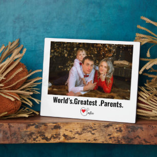 Grootste ouders ter wereld voor papa en mama fotoplaat