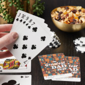 "Grootste papa ooit" Aangepaste afdruk Pokerkaarten (Insitu)