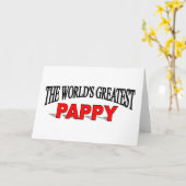 Grootste Pappy van de Wereld Kaart (Gele Bloem)