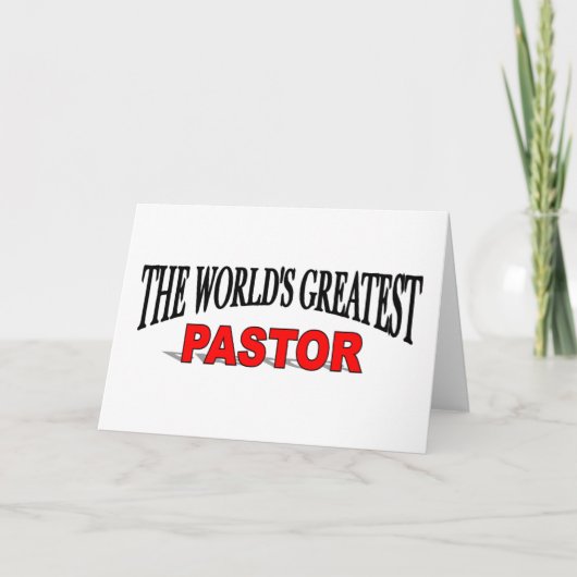 Grootste pastor ter wereld kaart (Voorkant)