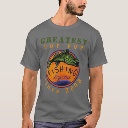 Grootste Pop Pop Vaderdag T-shirt (Voorkant)