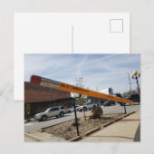 Grootste potlood ter wereld, Casey, Illinois Briefkaart (Voorkant / Achterkant)