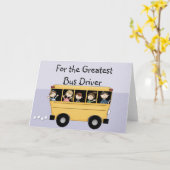 Grootste schoolbuschauffeur  Kaart (Gele Bloem)