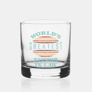 Grootste schoonvader ter wereld whisky glas