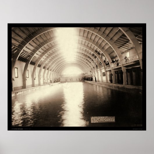 Grootste snoepdoek in Hot Springs SD 1891 Poster (Voorkant)