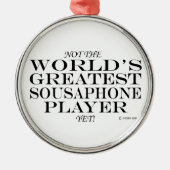 Grootste Sousaphone Player, maar Metal Ornament (Voorkant)