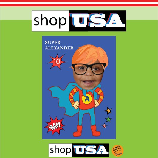 Grootste Superhero plezier met afbeelding van het  Kaart