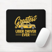 Grootste Uber-chauffeur ooit grappig Muismat (Met muis)