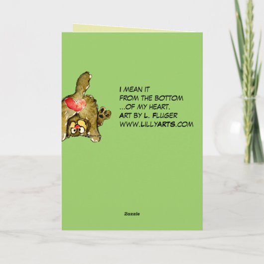 Grootste vader kat Kaart (Achterkant)