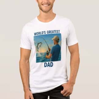 Grootste vader ter wereld: de grote Tri-Blend shirt