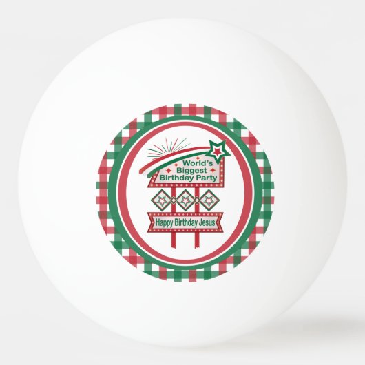 Grootste verjaardagsfeesttent ter wereld pingpongballen (Voorkant)