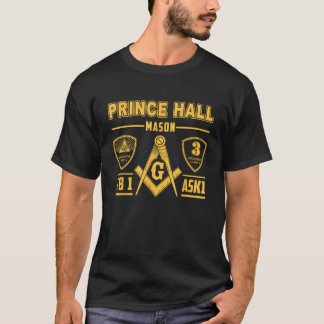 Grootste vrijmetselaar Prince Hall vrijmetselaars T-shirt