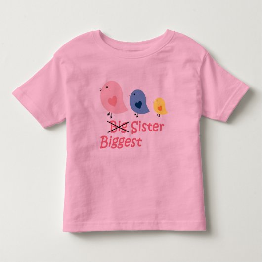 Grootste zus kinder shirts (Voorkant)