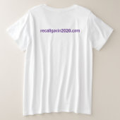 Grootte 1x tot 4x plus grootte T-Shirt (Design achterkant)