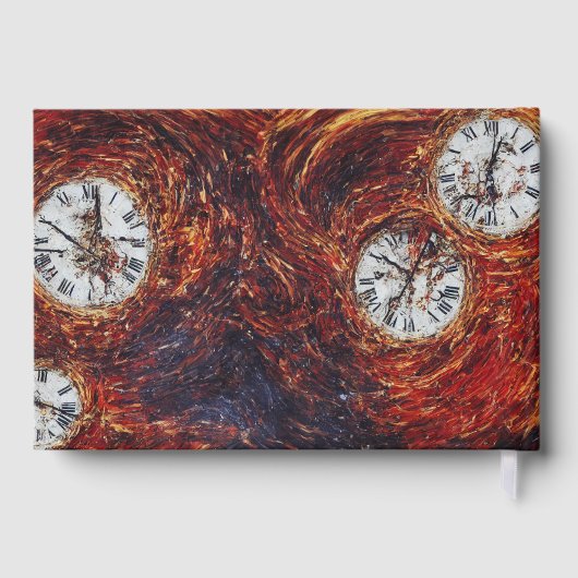 Grootte: 9 "x 6", NullValue, Papier: Blank Wit 70  Gastenboek (Achterkant)