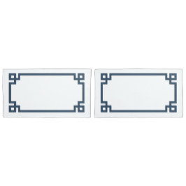 Grootte blauwe Griekse hoofdgrens Kussensloop