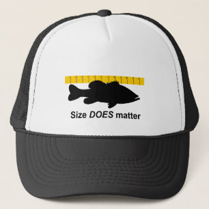 "Grootte doet er toe" - Funny basvisserij Trucker Pet