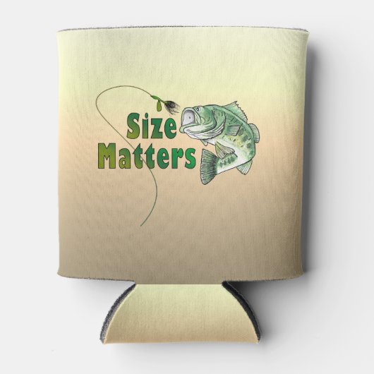 Grootte komt overeen met donkere Funny Vist Blikjeskoeler (Voorkant)