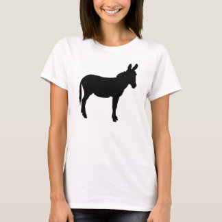Grootte M Dames, wit shirt met donkey logo
