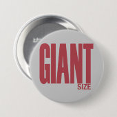 Grootte reuzengrootte ronde button 7,6 cm (Voorkant /achterkant)