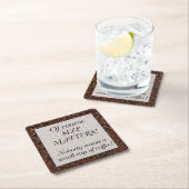 GROOTTE... VIERKANTE KARTONNEN ONDERZETTER (Insitu)