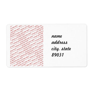 Groottespecifiek 8x10-fotosjabloon etiket