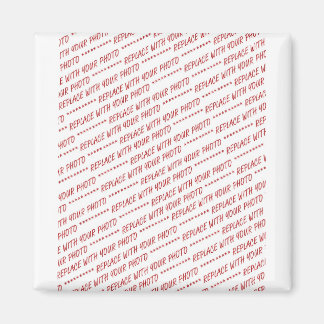 Groottespecifiek 8x10-fotosjabloon magneet