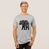 Grootvader Beer Tri-Blend Shirt (Voorkant volledig)
