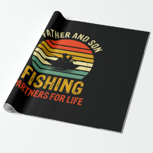 Grootvader citeert vader en zoon Vist partner Cadeaupapier