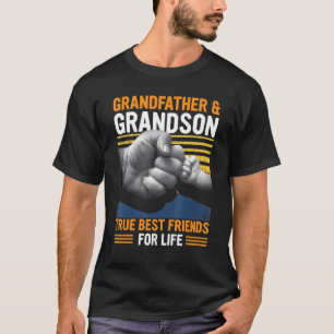 Grootvader en kleinzoon echte beste vrienden voor t-shirt