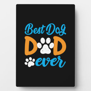 Grootvader Gift Beste hond-pap ooit Fotoplaat
